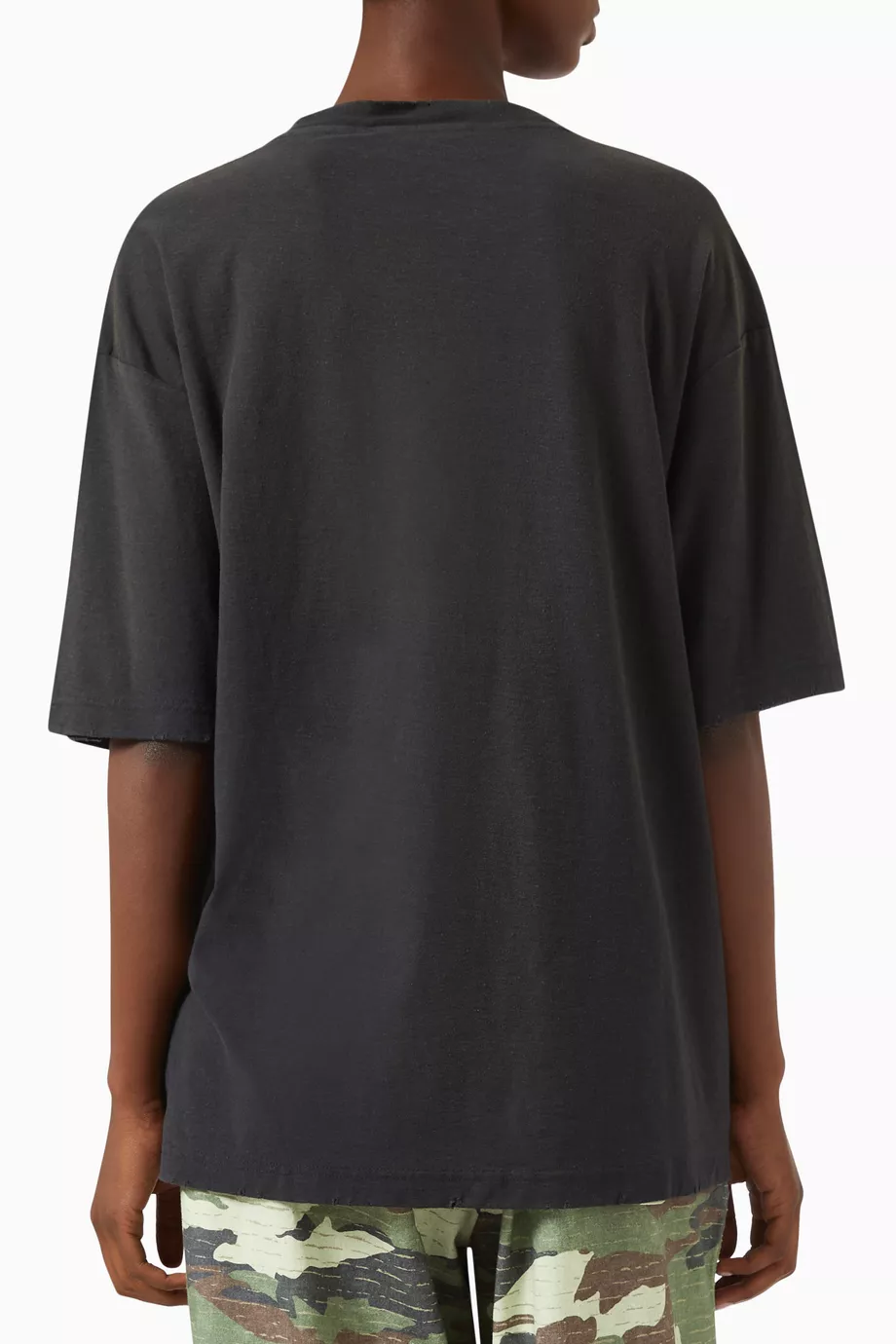 Acne black t shirt hotsell