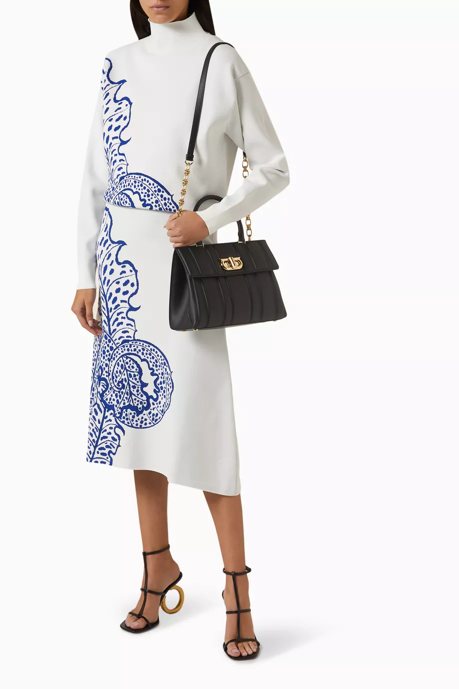 Gancini top hot sale handle bag