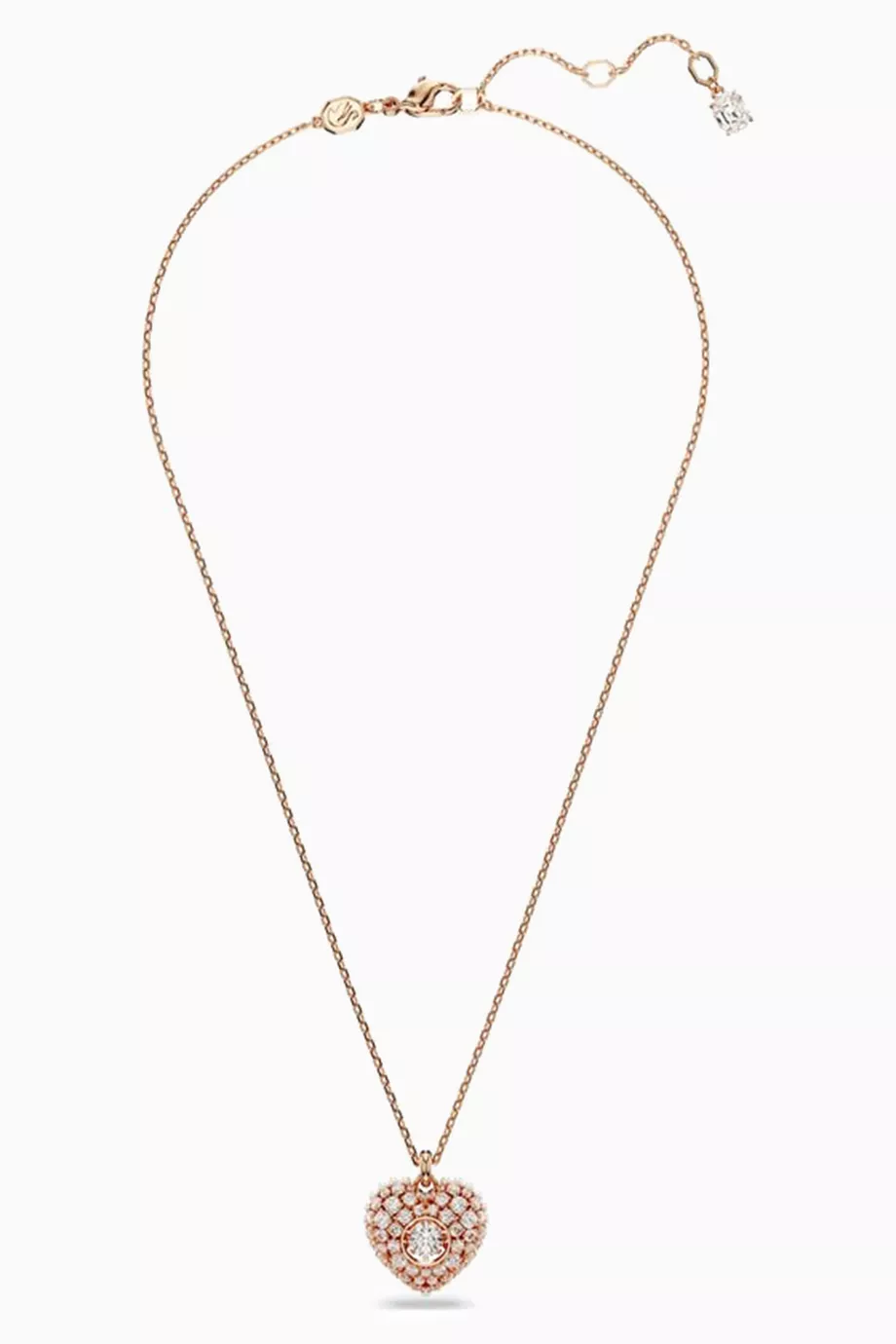 Gold necklace outlet rose pendant