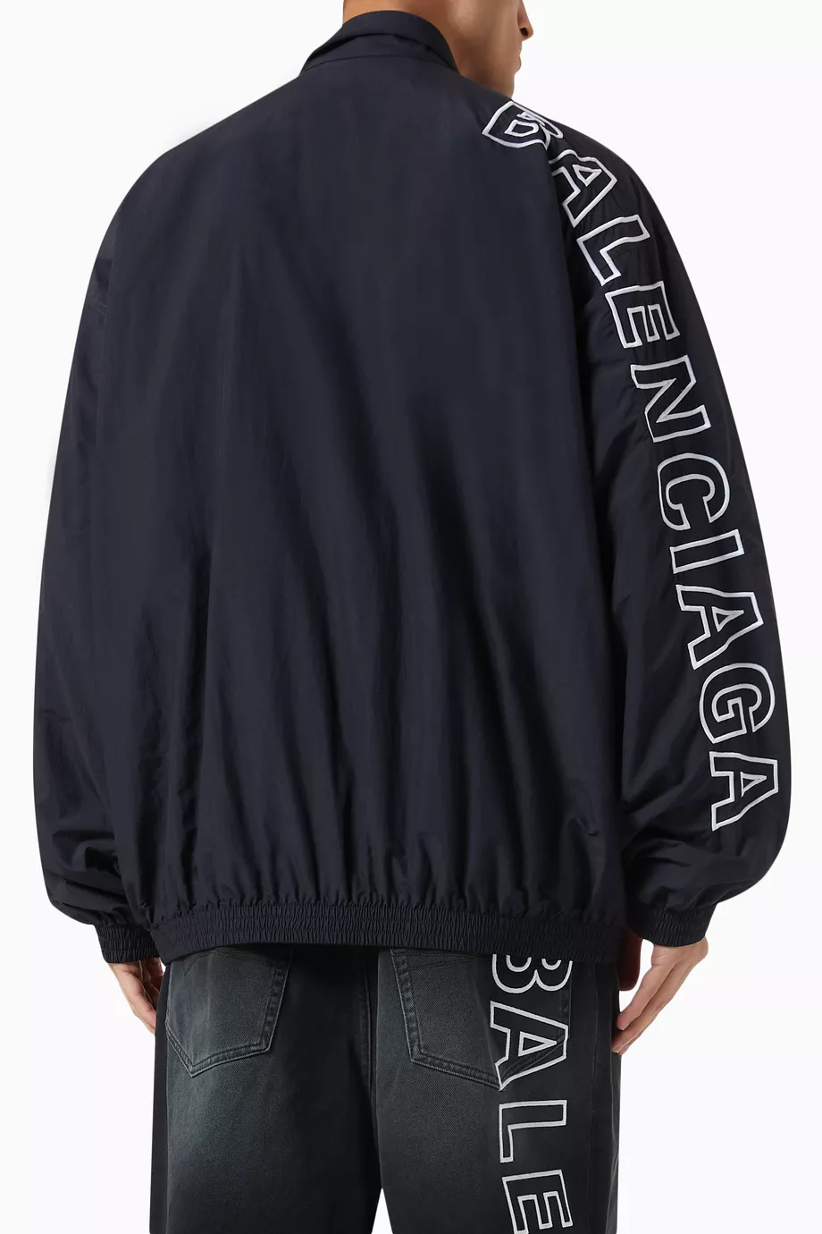 Balenciaga logo discount track jacket