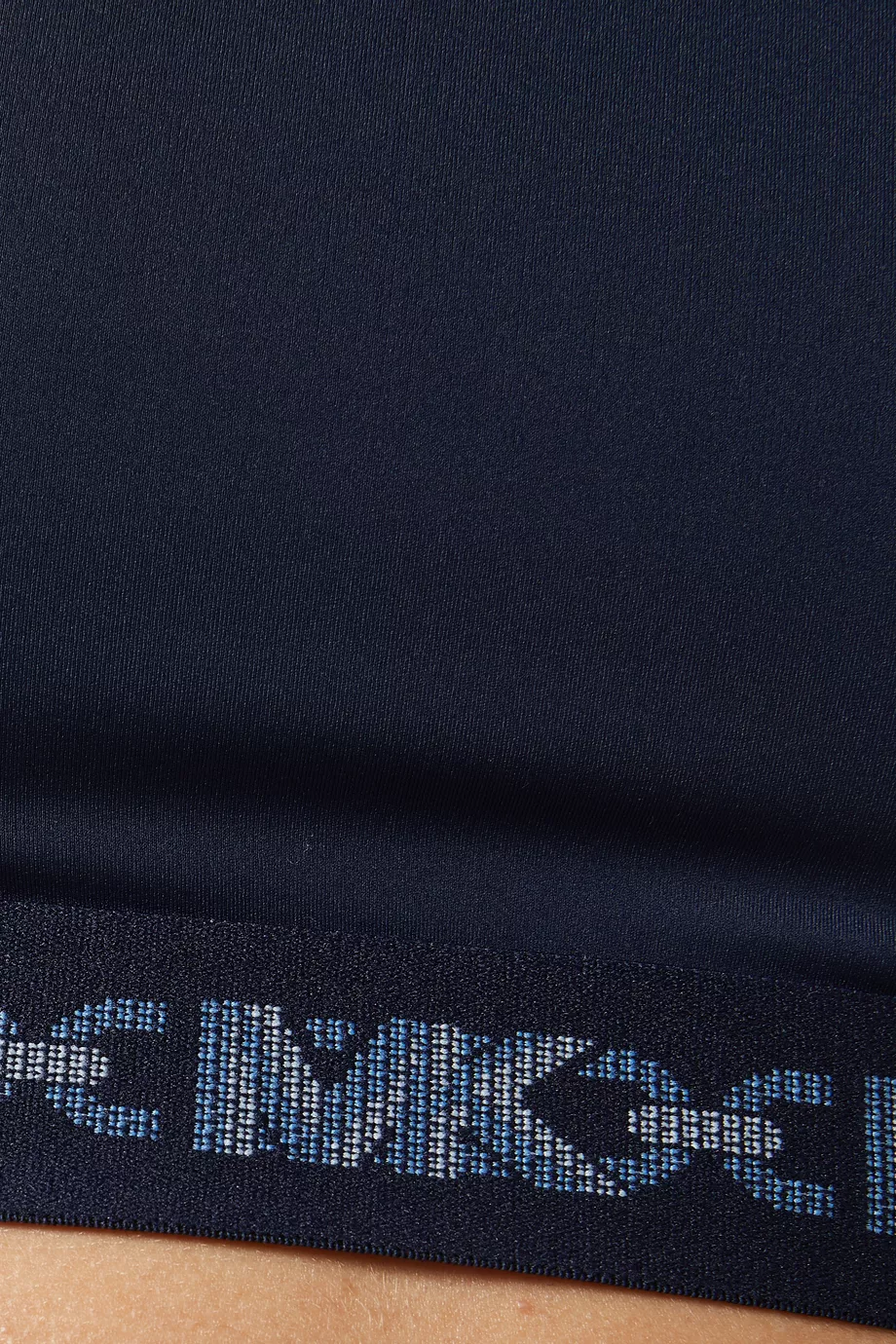 Buy Michael Kors Blue Empire Logo Tape Sports Bra in Recycled Nylon Blend  for Women in UAE