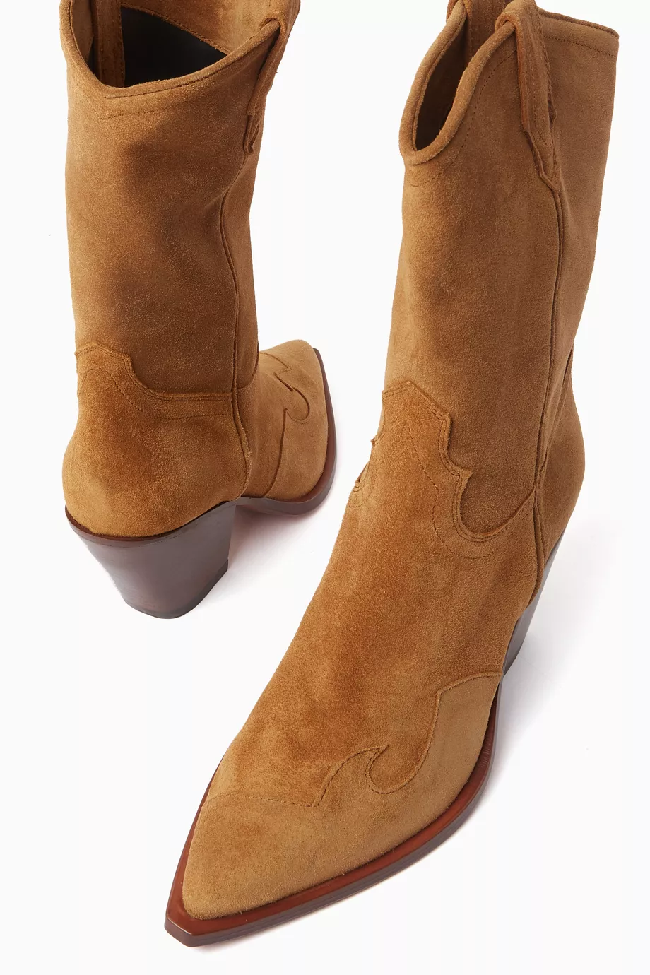 Orange outlet brown boots