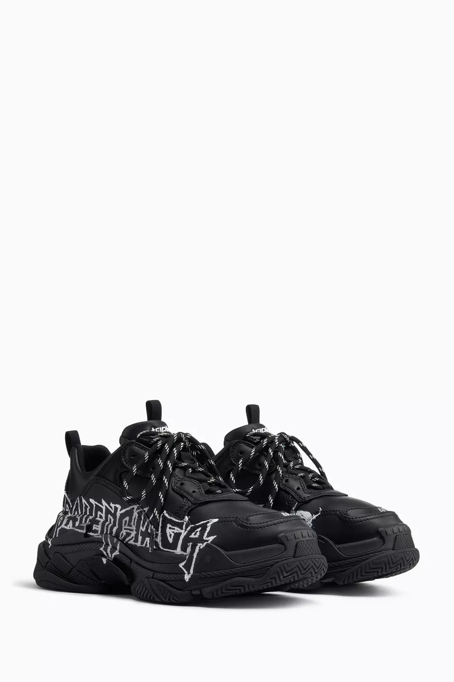 Balenciaga triple s black cheap store