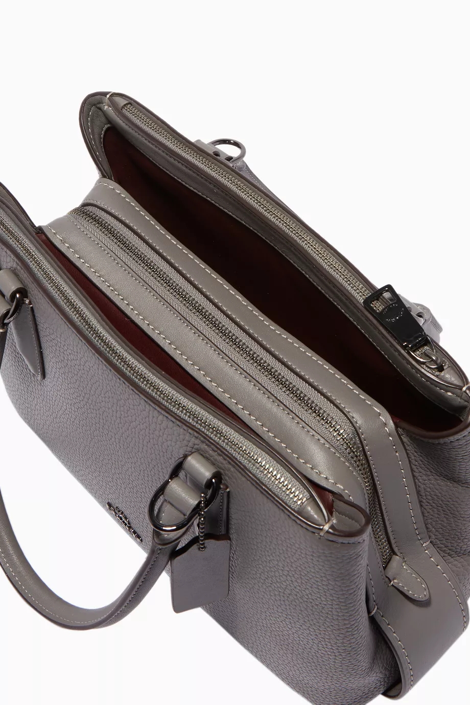 Buy Coach Grey Grey Brooklyn Carryall 28 Bag For Women Online Ounass UAE