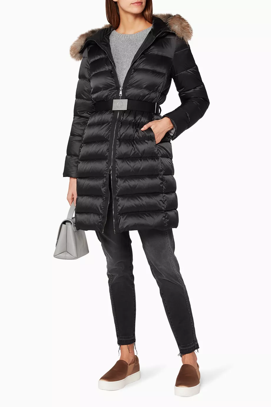 Buy Moncler Black Black Tinuviel Quilted Puffer Jacket For Women Online Ounass UAE