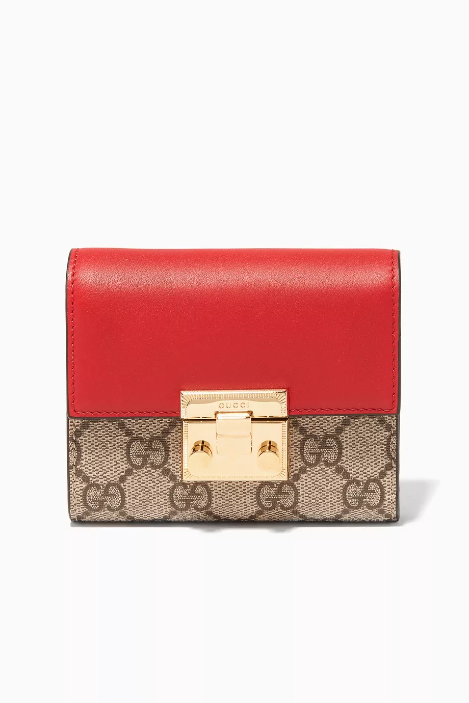 Buy Gucci Red Red Padlock Wallet For Women Online Ounass UAE
