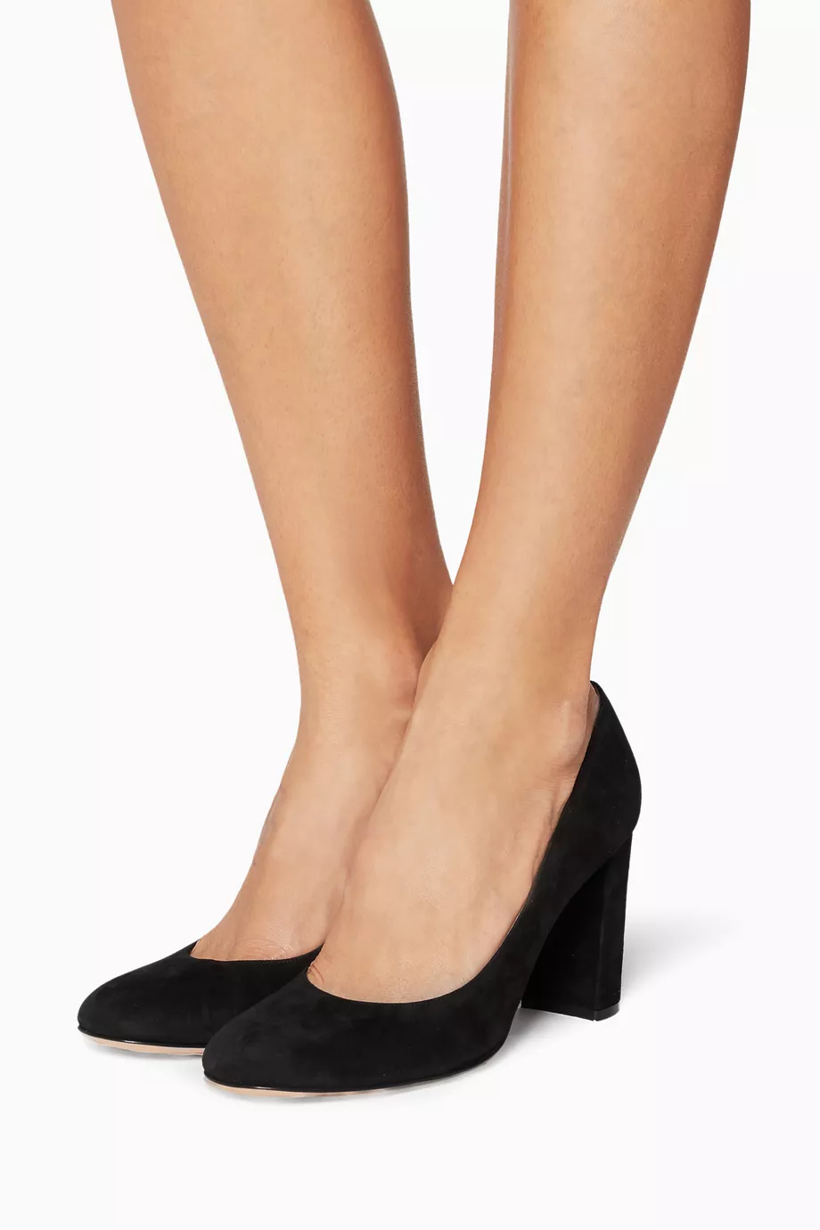 Suede block heel pump hotsell