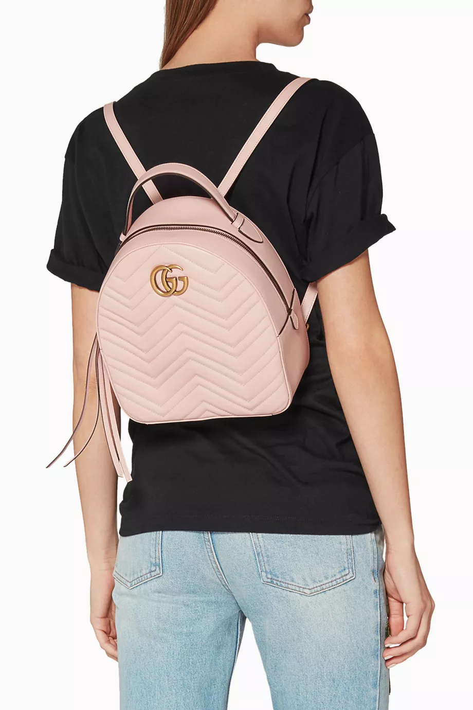 Gucci marmont quilted leather backpack shop