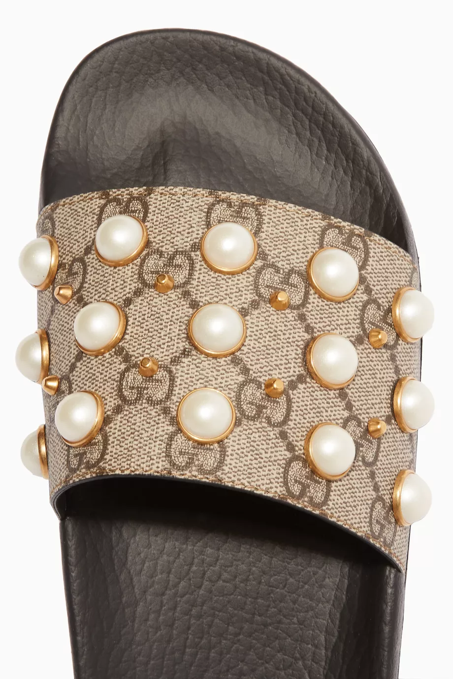 Gucci slides pearl new arrivals