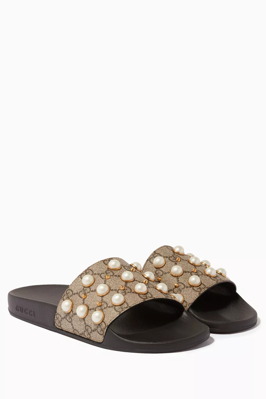 Gucci supreme slippers cheap