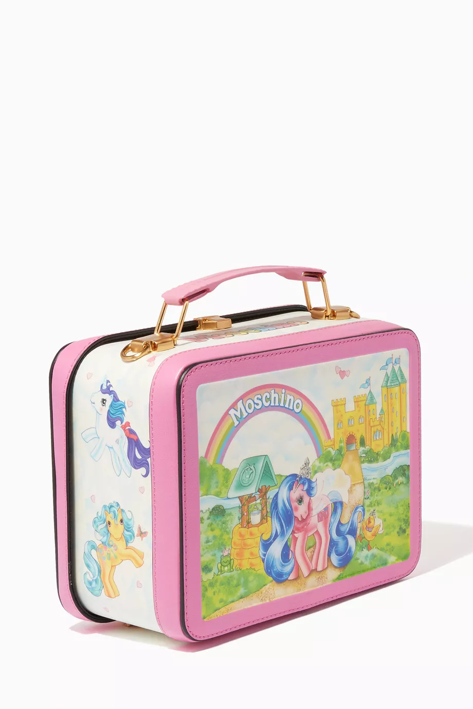 Buy Moschino Multicolour Pink My Little Pony Lunchbox Shoulder Bag For Women Online Ounass UAE