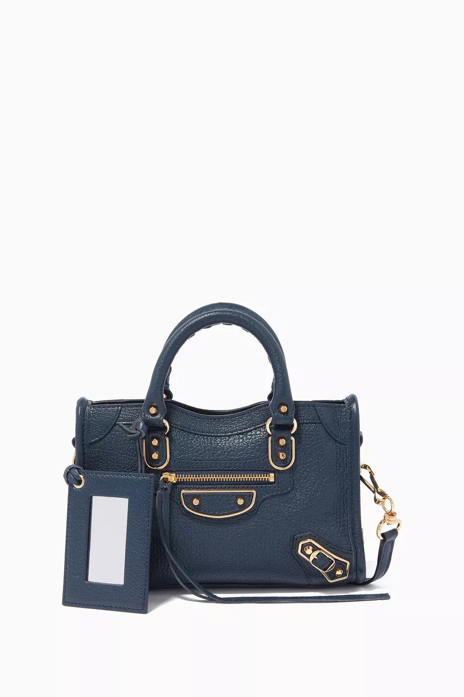 Navy balenciaga bag on sale