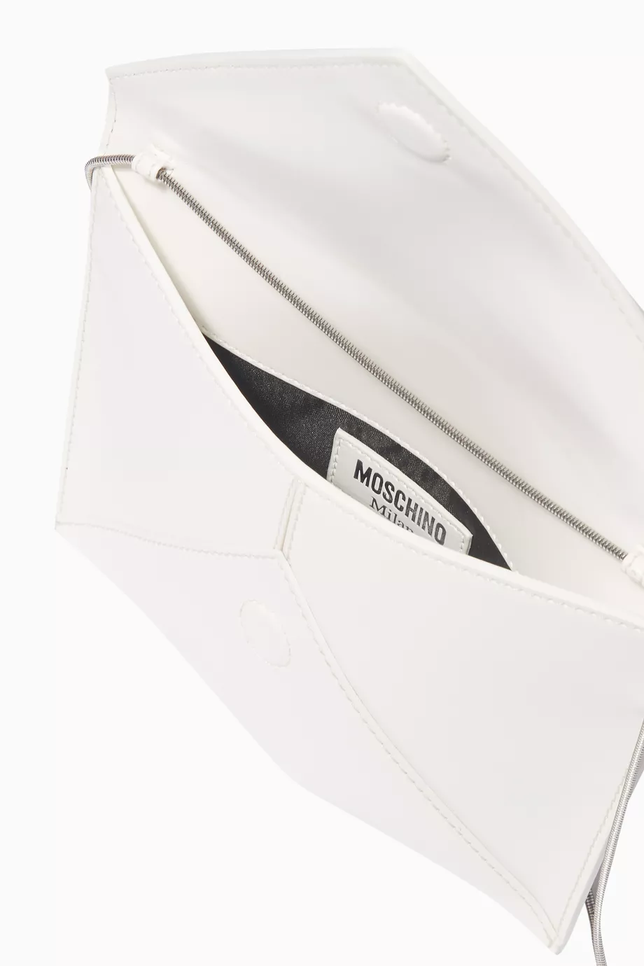 Buy Moschino White White I Love You Envelope Clutch Bag For Women Online Ounass UAE
