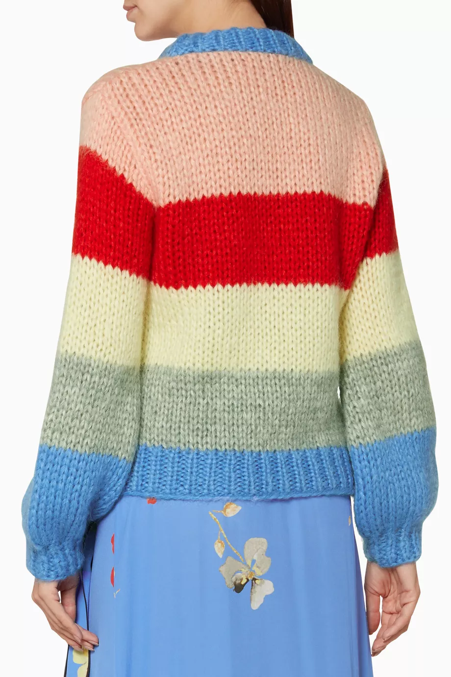 Ganni julliard striped sweater shop