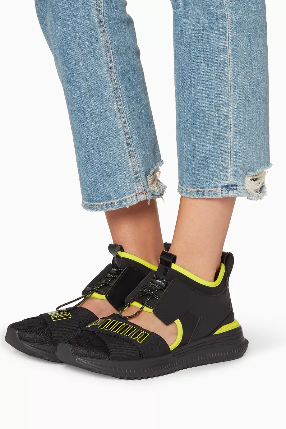 Buy Puma Black Puma X Rihanna Black Fenty Avid Sneakers For Women Online Ounass UAE