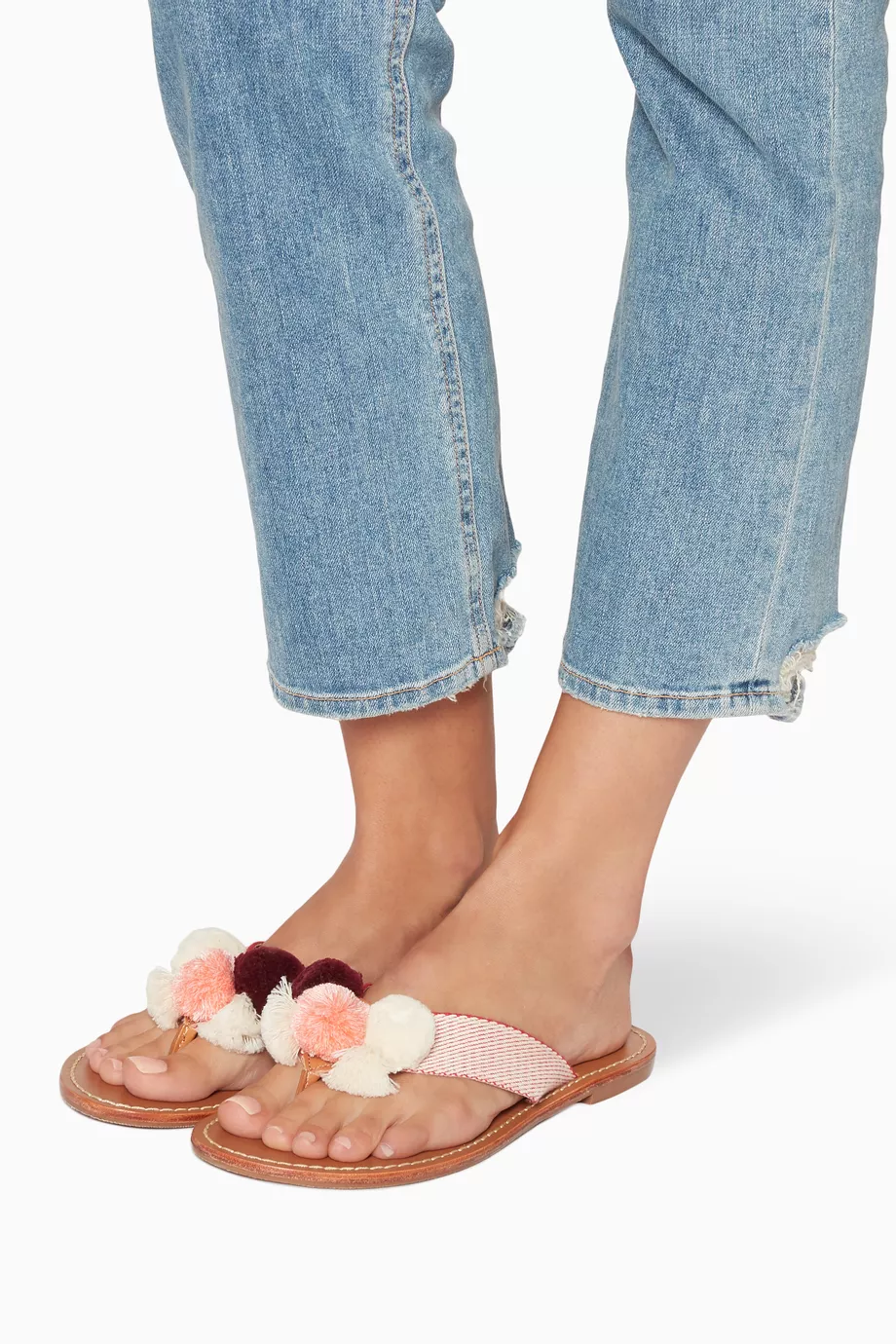 Soludos pom pom sandals new arrivals