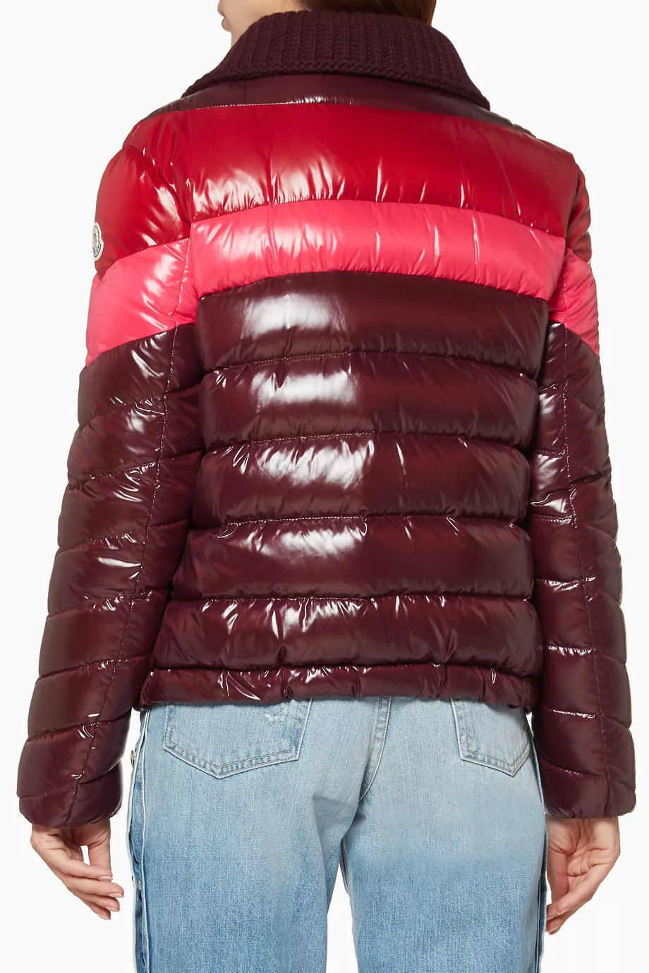 Buy Moncler Burgundy Deep Purple Albatros Jacket For Women Online Ounass UAE