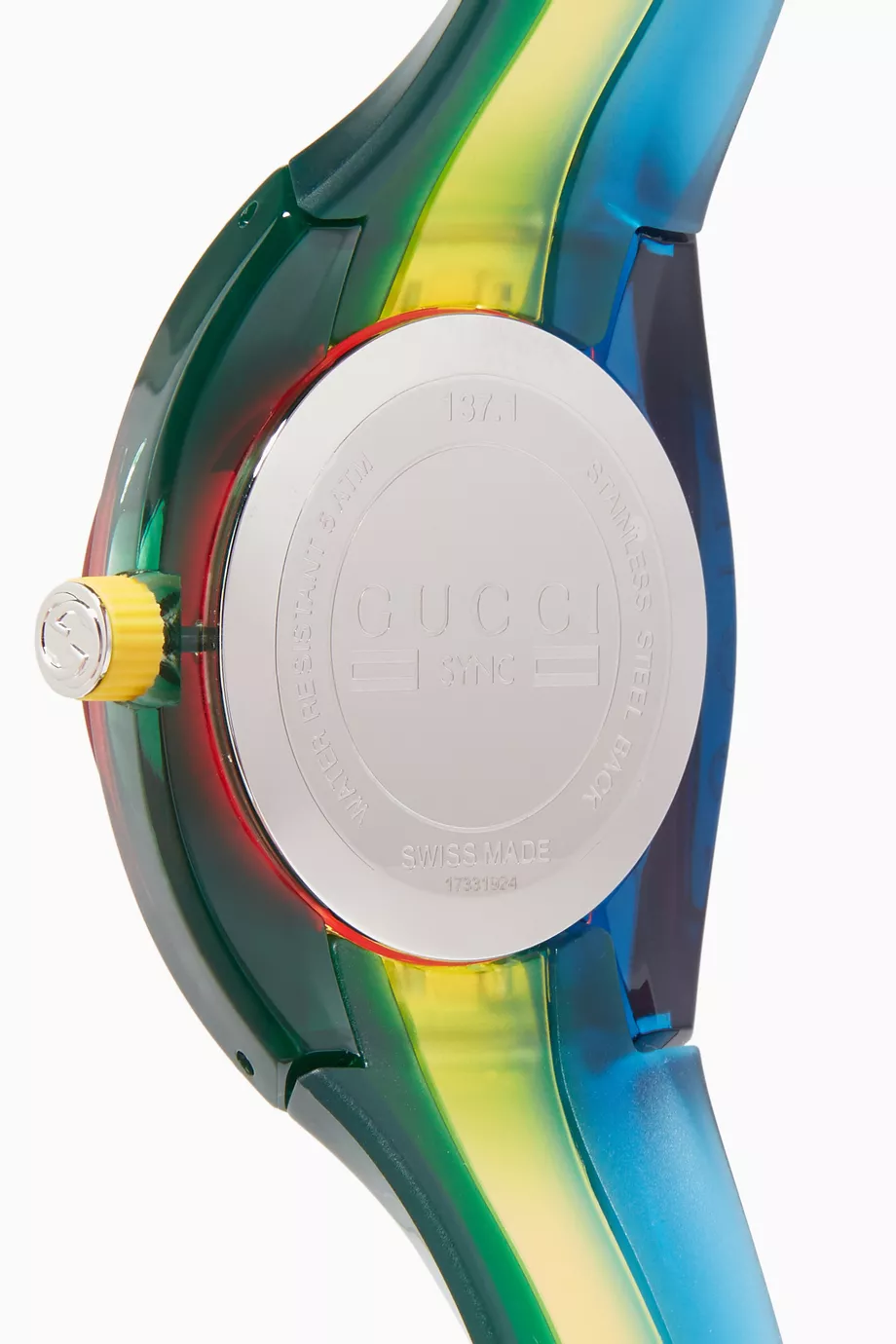 Gucci sync watch blue outlet
