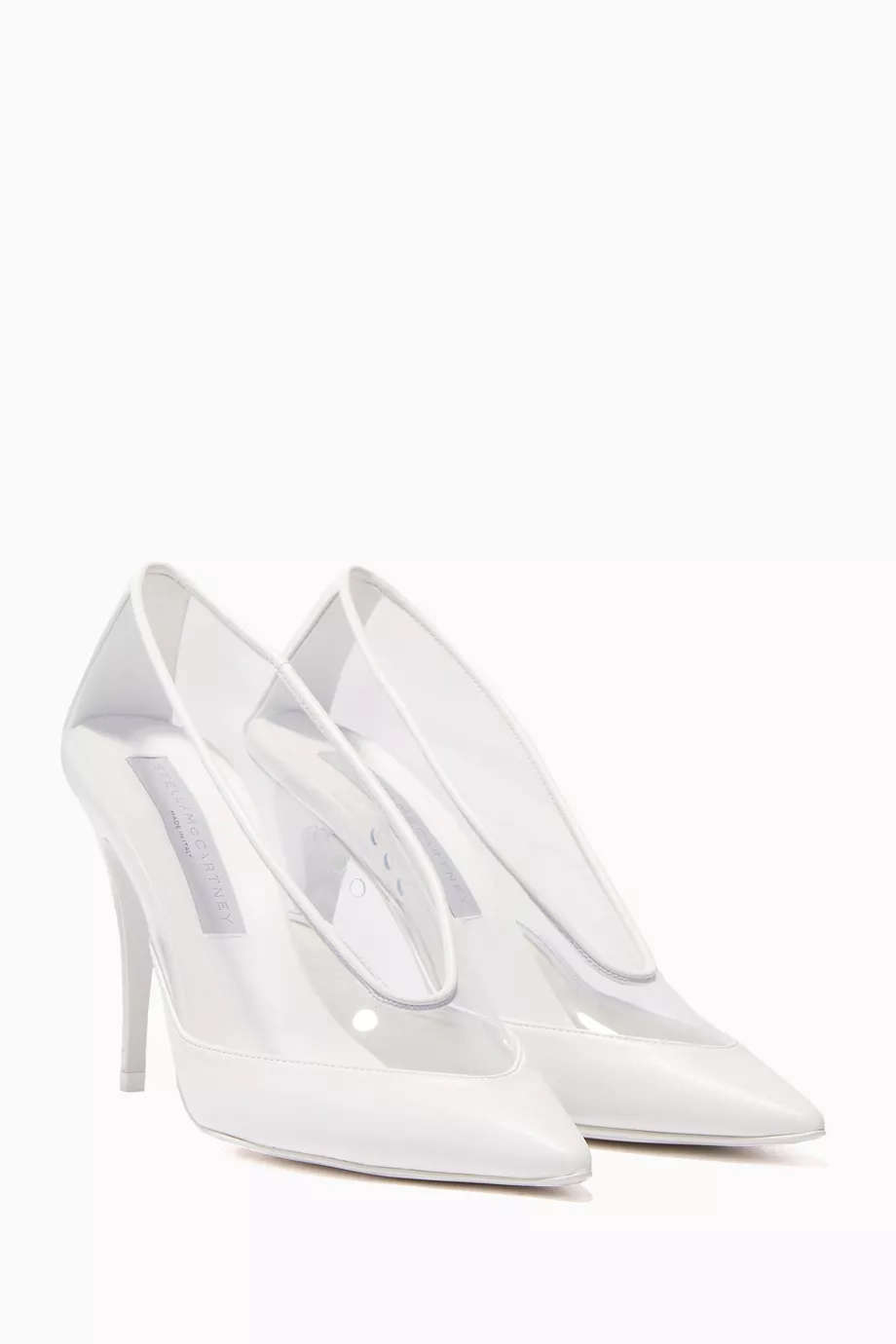 Buy Stella McCartney White White Transparent Point Toe Pumps For Women Online Ounass UAE