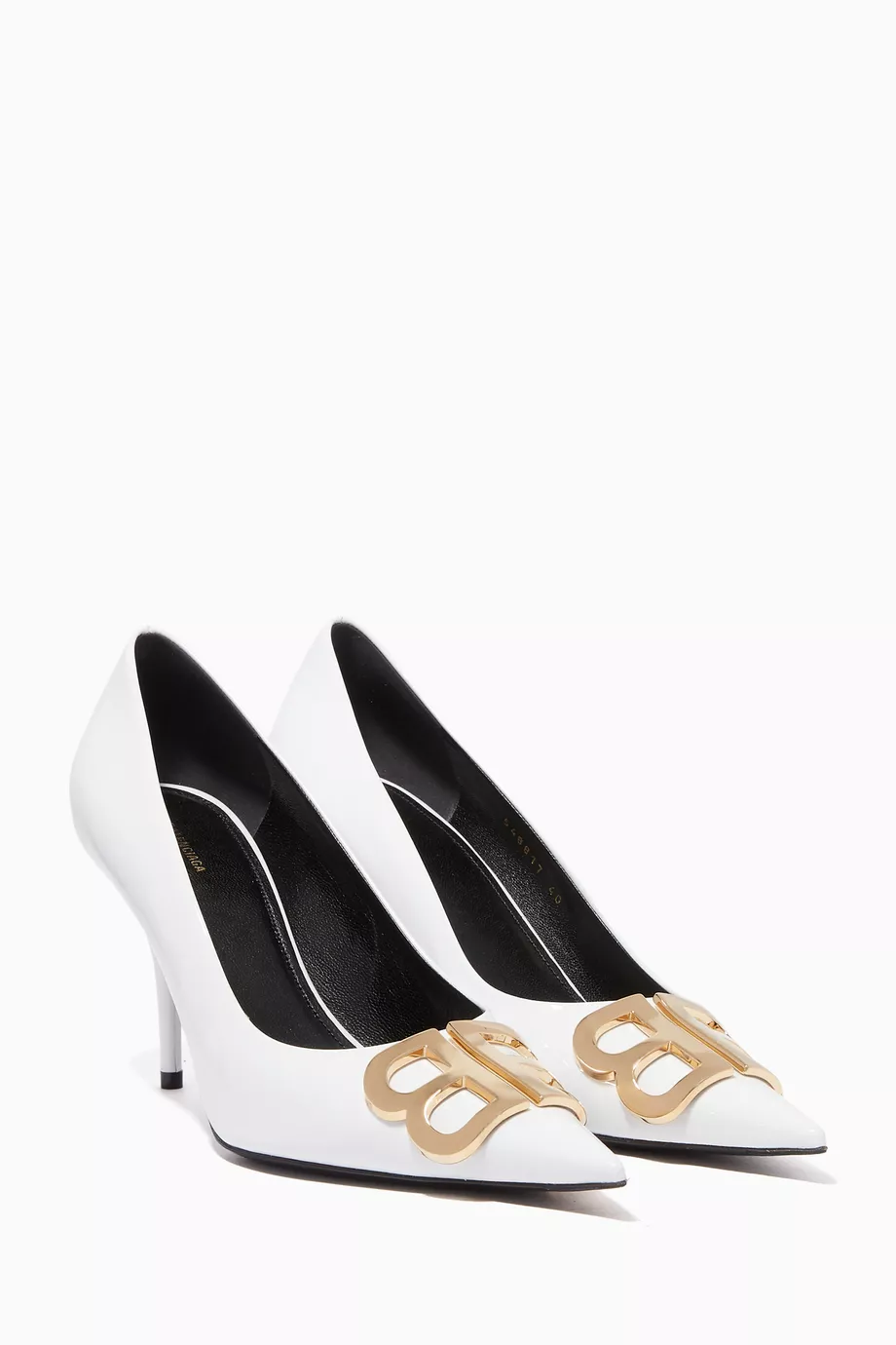 Balenciaga white pumps hot sale
