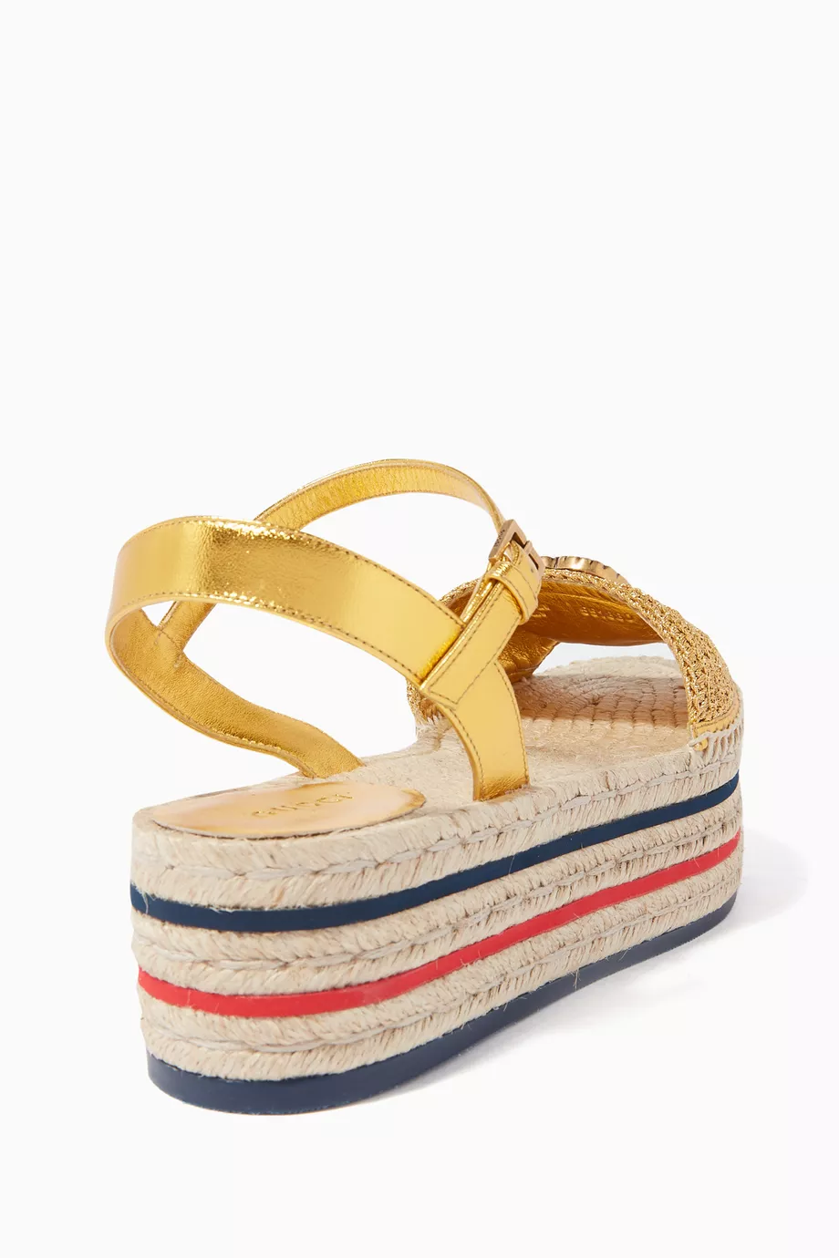 Gucci crochet platform espadrille hot sale