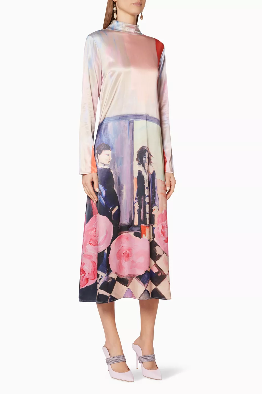 Buy Stine Goya Multicolour Multi Coloured Printed Millie Dress For Women Online Ounass UAE