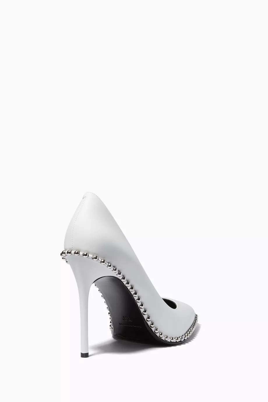 Buy Alexander Wang White Rie Studded Leather Pumps For Women Online Ounass UAE