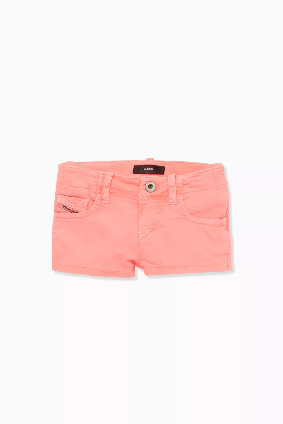 Buy Diesel Pink Neon Denim Shorts For Girls Online Ounass UAE