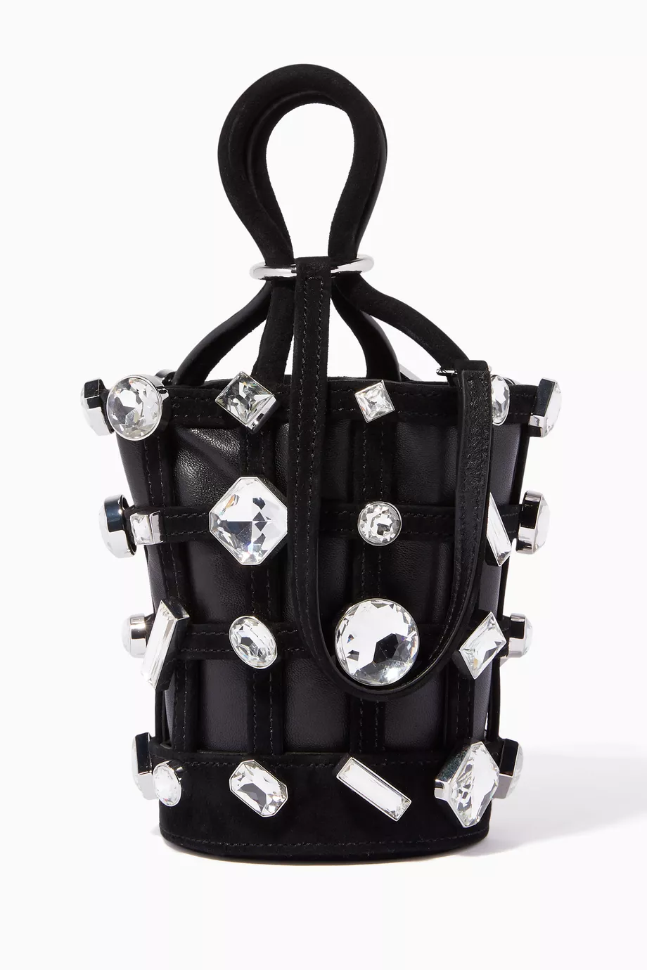 Buy Alexander Wang Black Micro Roxy Bucket Bag For