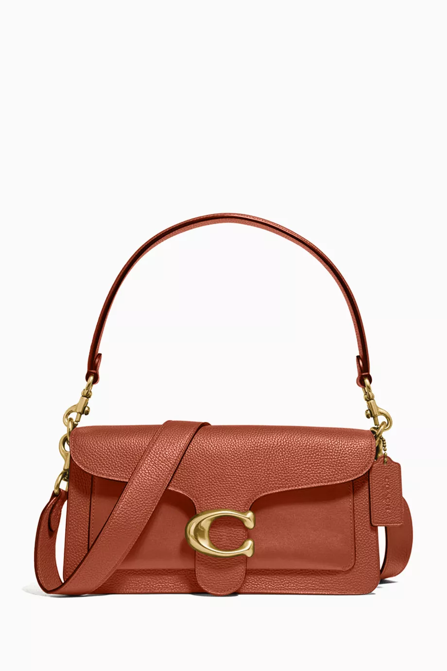 Buy Coach Brown Tabby 26 Shoulder Bag in Pebble Leather For Women Online Ounass UAE