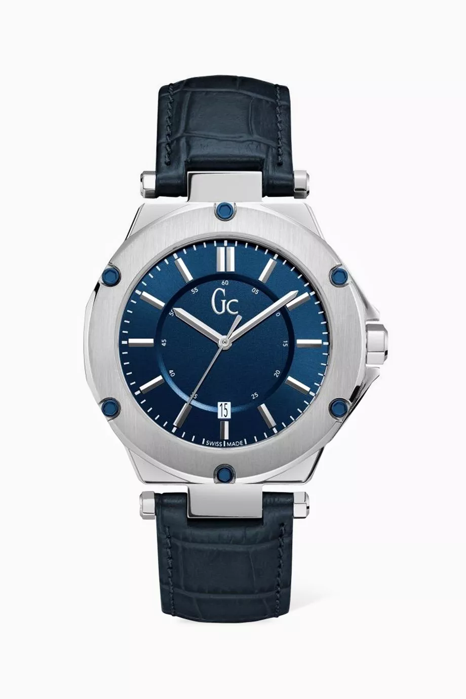 Buy GC Blue GC 3 Leather Watch For Men Online Ounass UAE