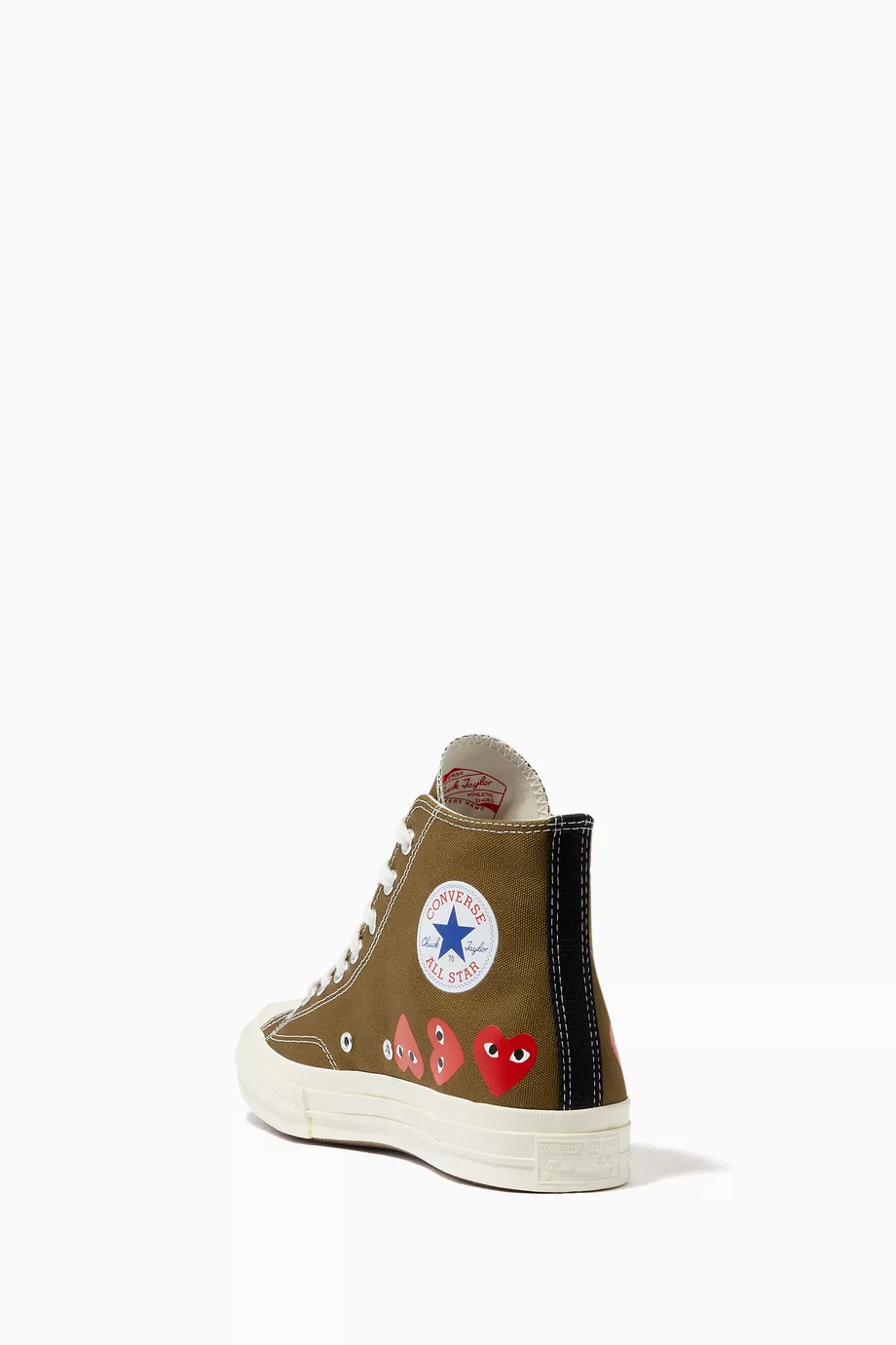 Buy Comme des Garcons PLAY Neutral x Converse Chuck 70 High Top Sneakers in Canvas For Men Online Ounass UAE