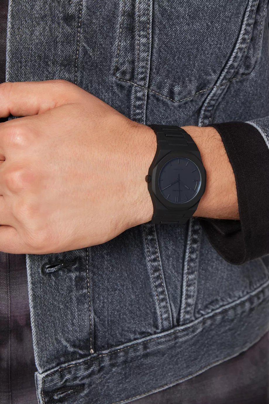 Buy D1 Milano Black Polycarbon 40mm Shadow Watch For Men Online Ounass UAE