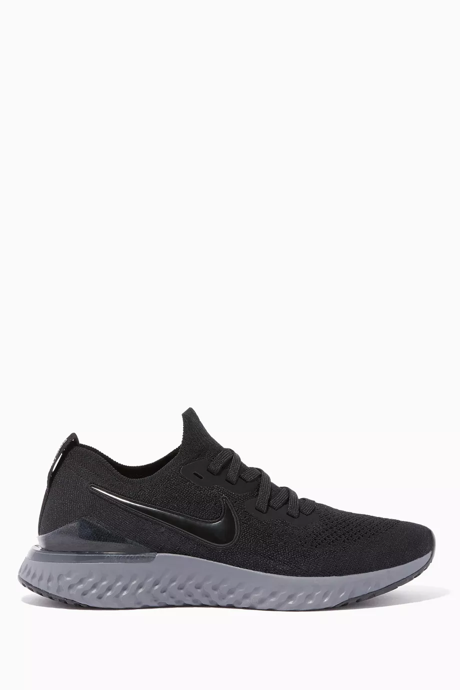 Buy Nike Black Epic React Flyknit 2 Sneakers For Women Online Ounass UAE