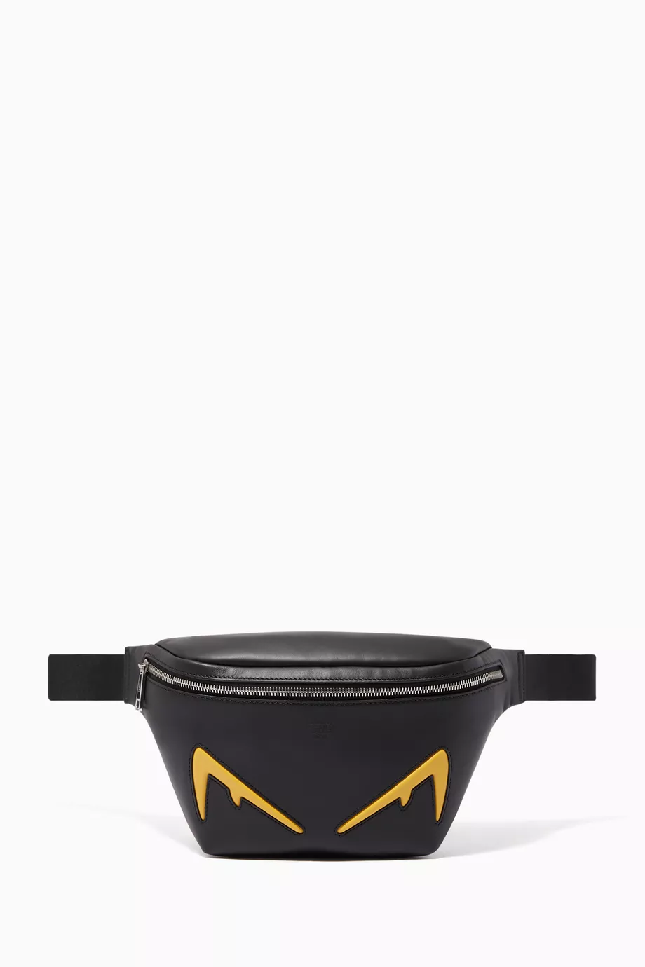 Buy Fendi Black Diabolic Eyes Leather Belt Bag For Men Online Ounass UAE