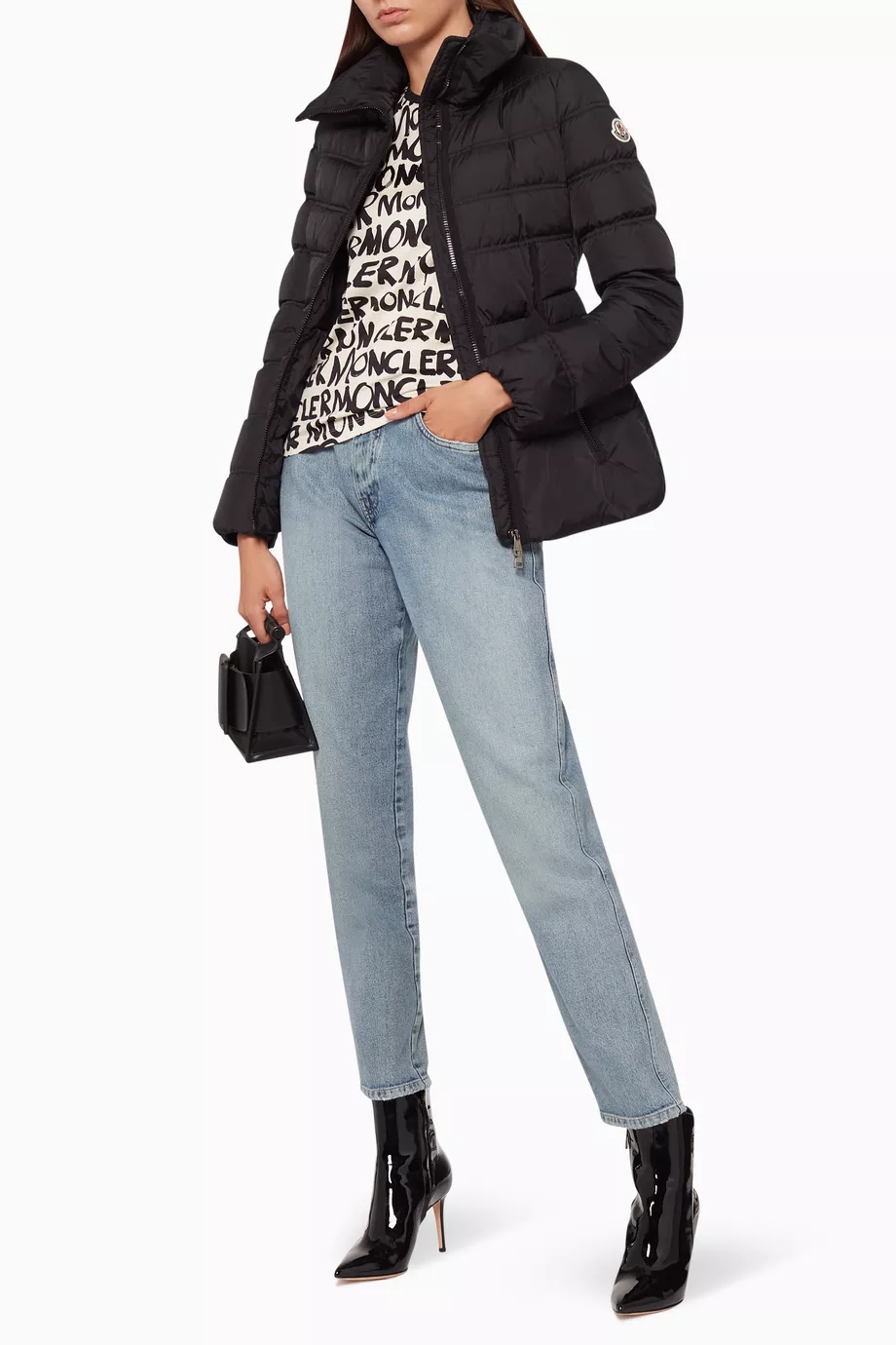 Buy Moncler Black Belted Alouette Jacket For Women Online | Ounass UAE