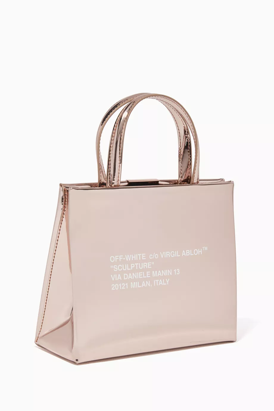 Off white mirror box bag discount