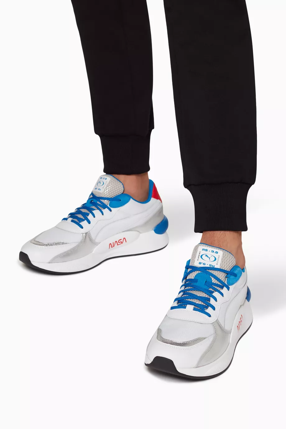 Buy PUMA Select White RS 9.8 NASA Space Agency Sneakers For Men Online Ounass UAE