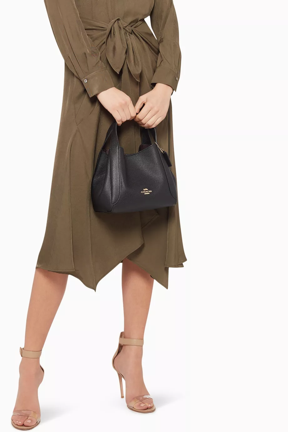 Buy Coach Black Hadley Hobo 21 Pebble Leather Bag For Women Online Ounass UAE