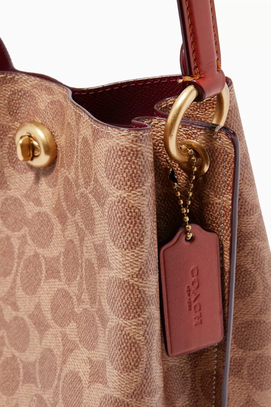 Buy Coach Brown Charlie Bucket Bag 21 in Signature Canvas For Women Online Ounass UAE