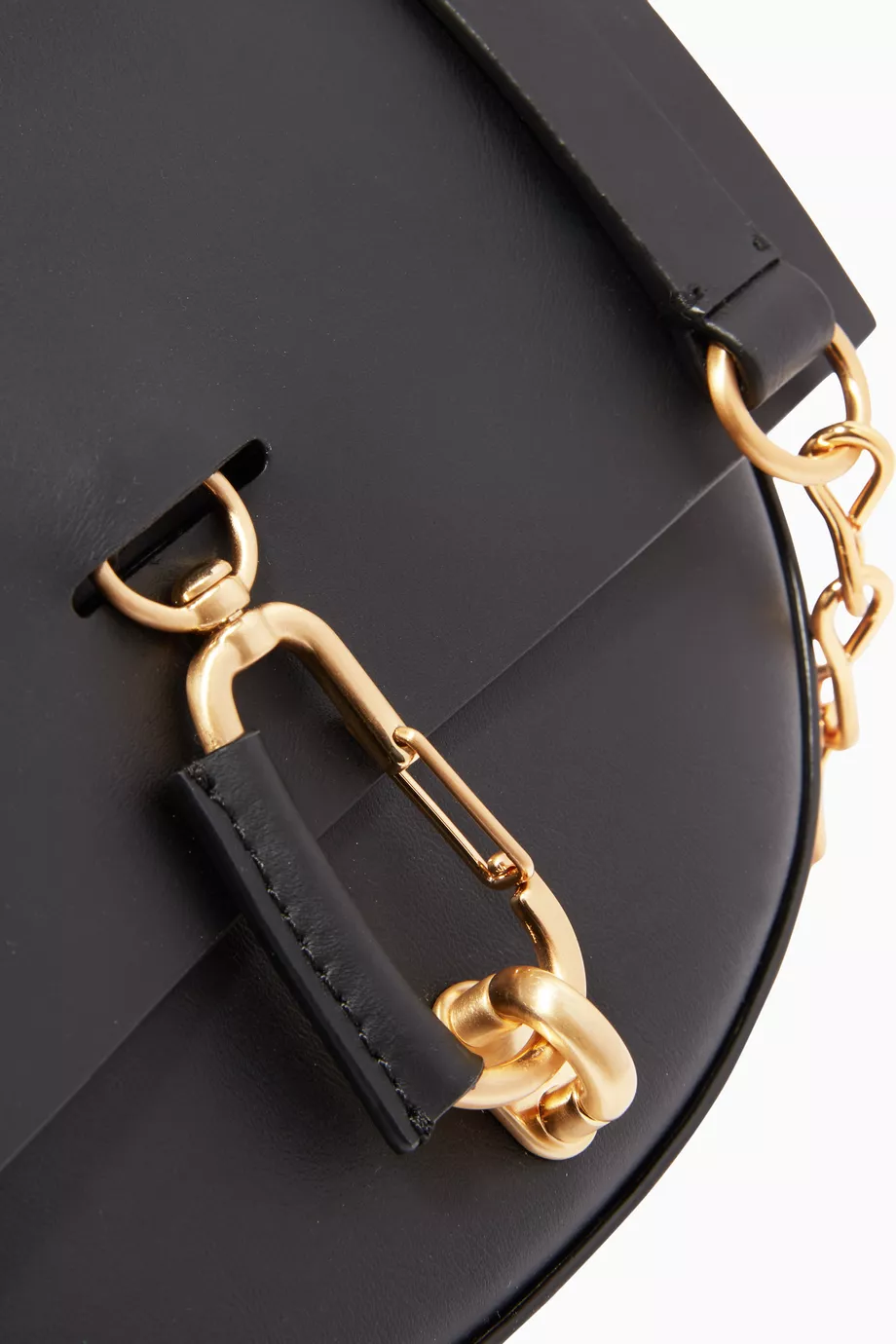 Buy ZAC Zac Posen Black Belay Mini Saddle Crossbody Bag in Leather For Women Online Ounass UAE