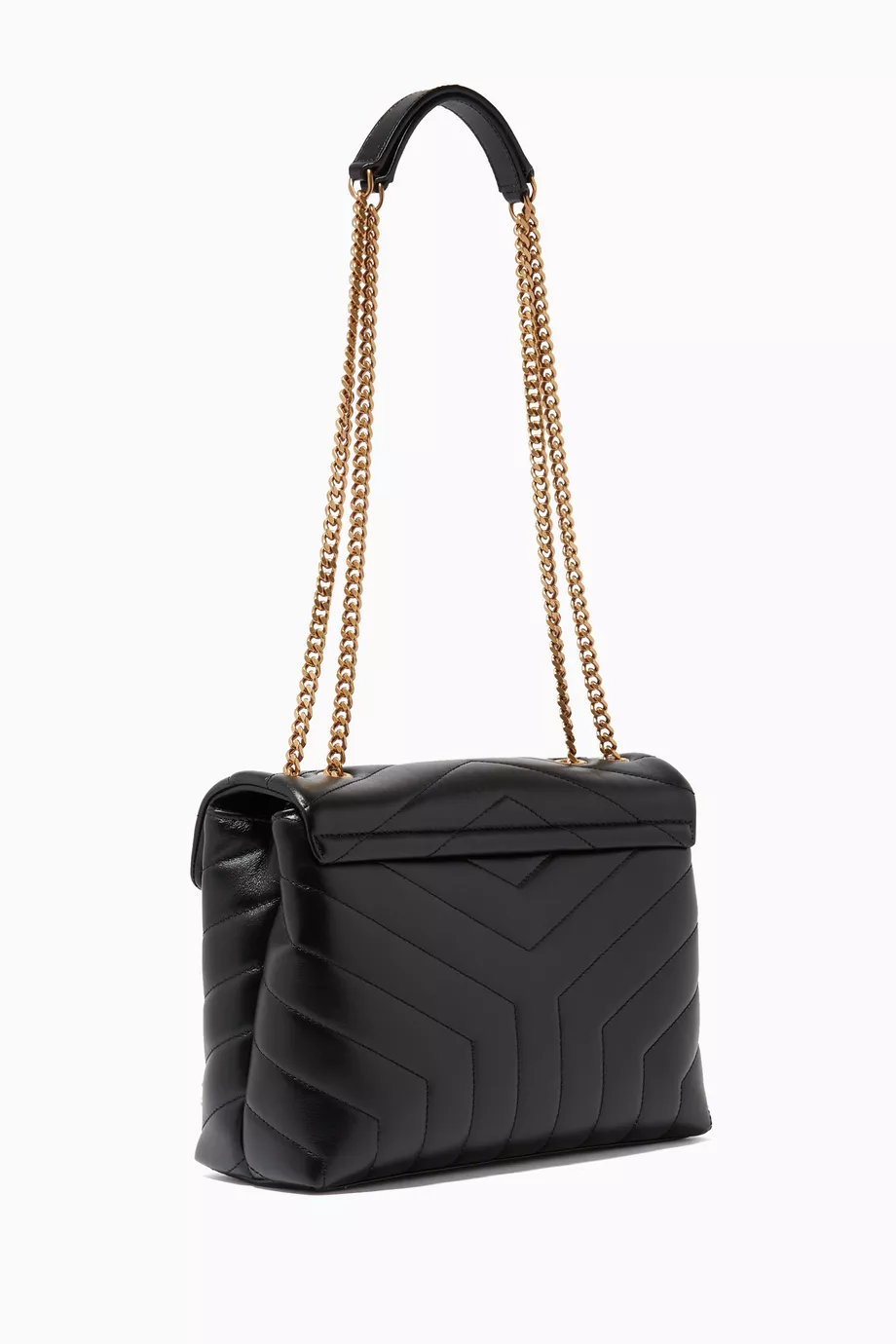 Buy SAINT LAURENT Black Small Loulou Bag in Y Matelasse Leather For Women Online Ounass UAE