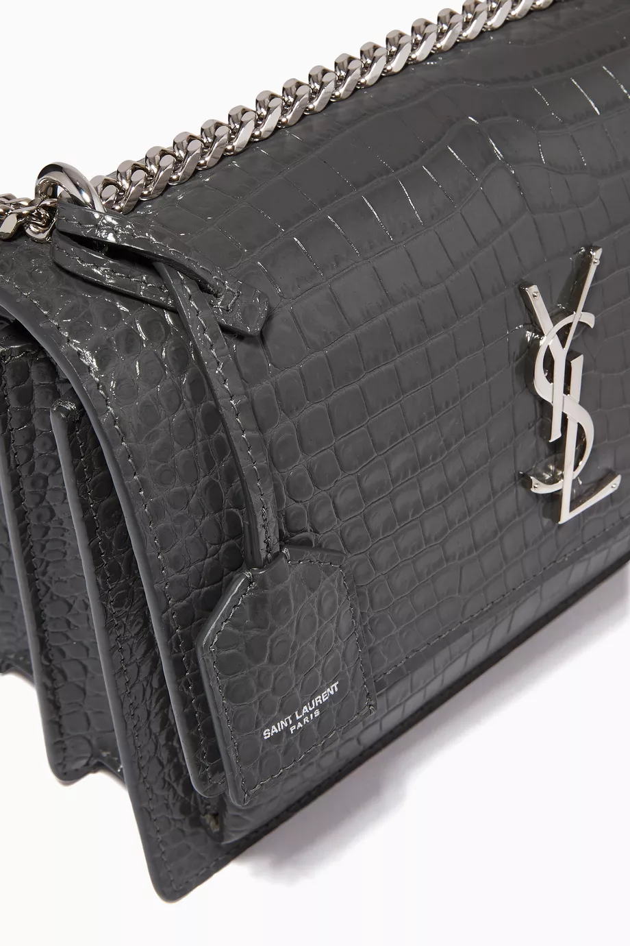 Ysl sunset medium croc sale
