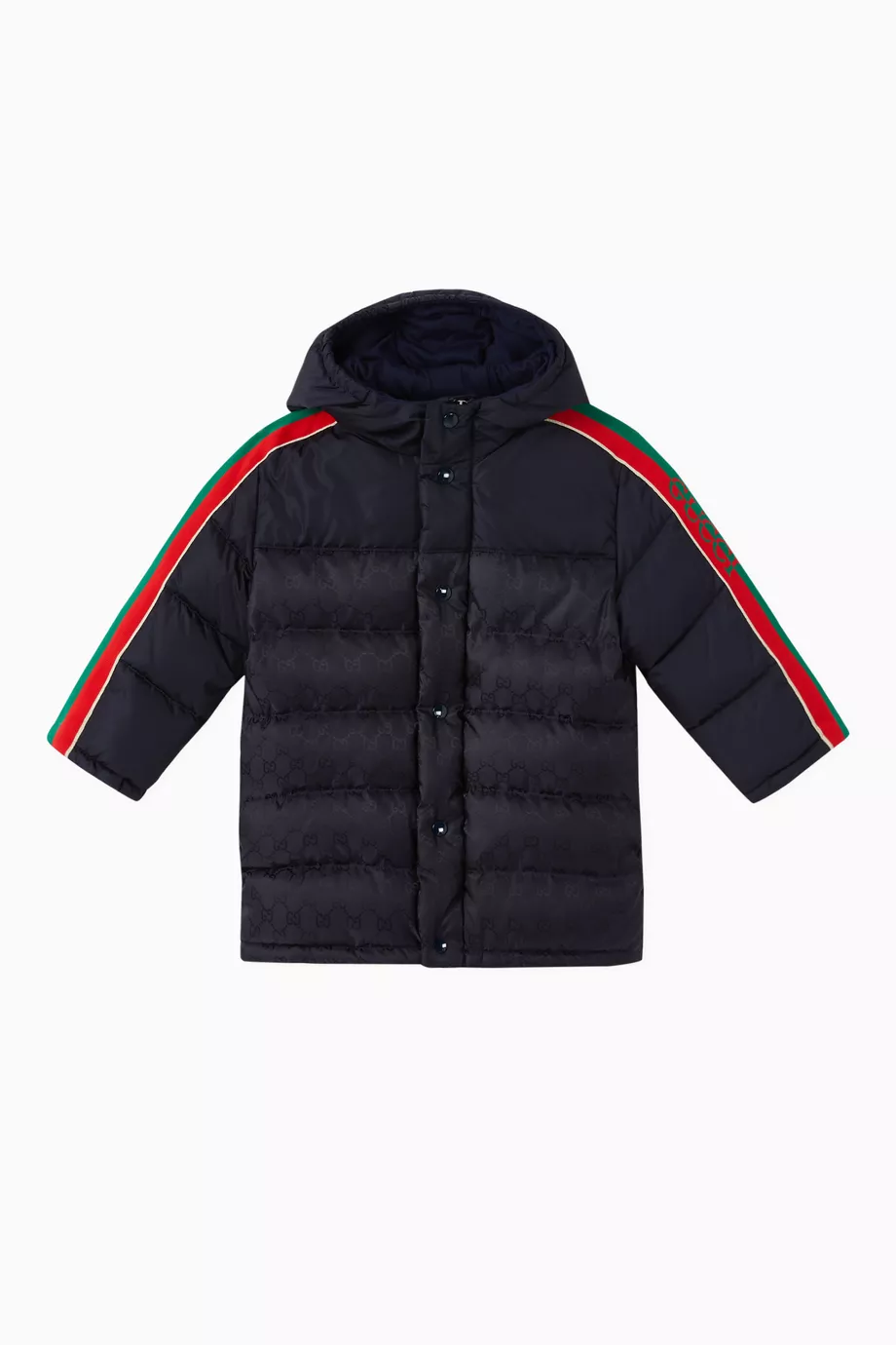 Buy Gucci Blue GG Nylon Down Jacket For Baby Boys Online Ounass UAE