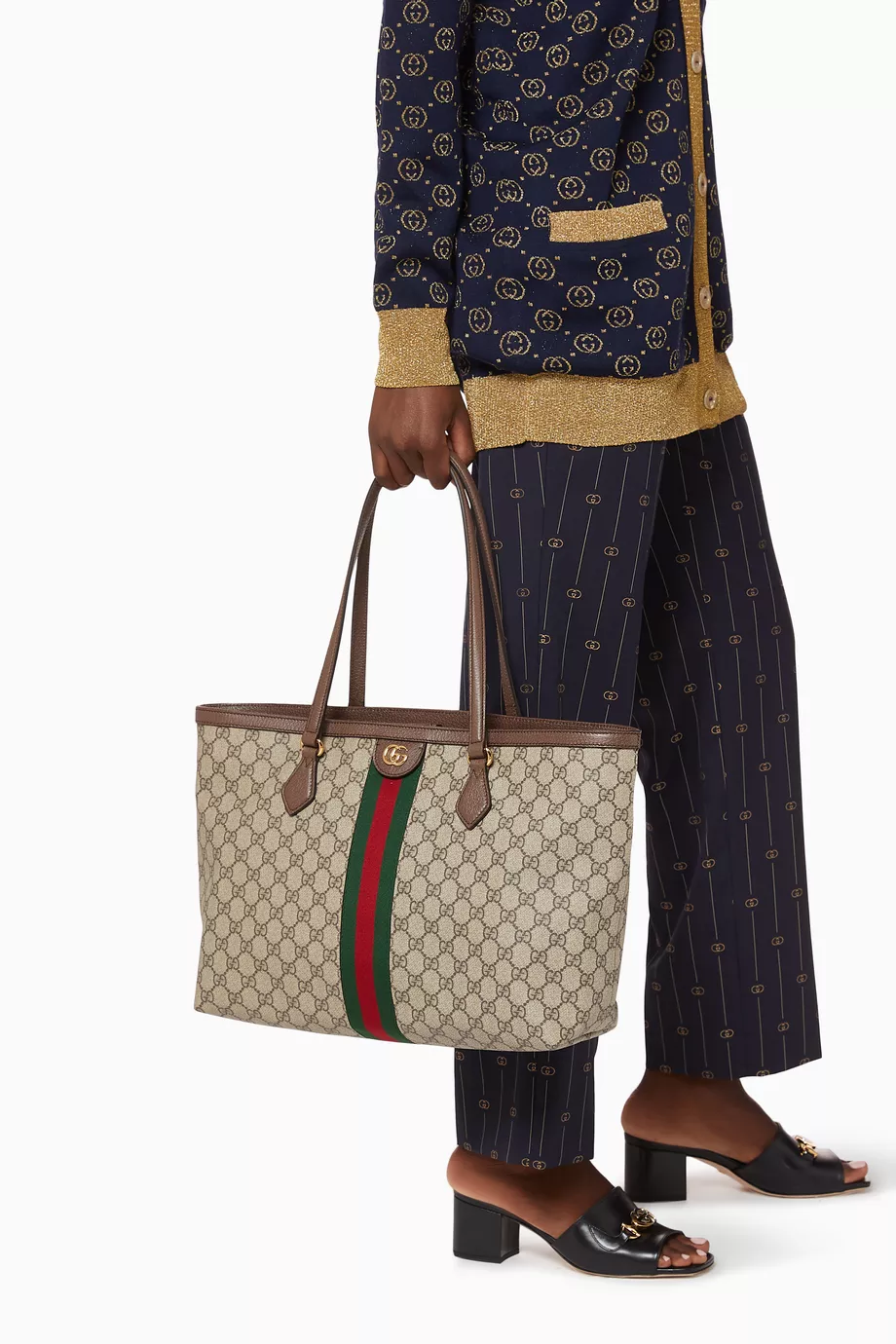 Gucci tote bag canvas online
