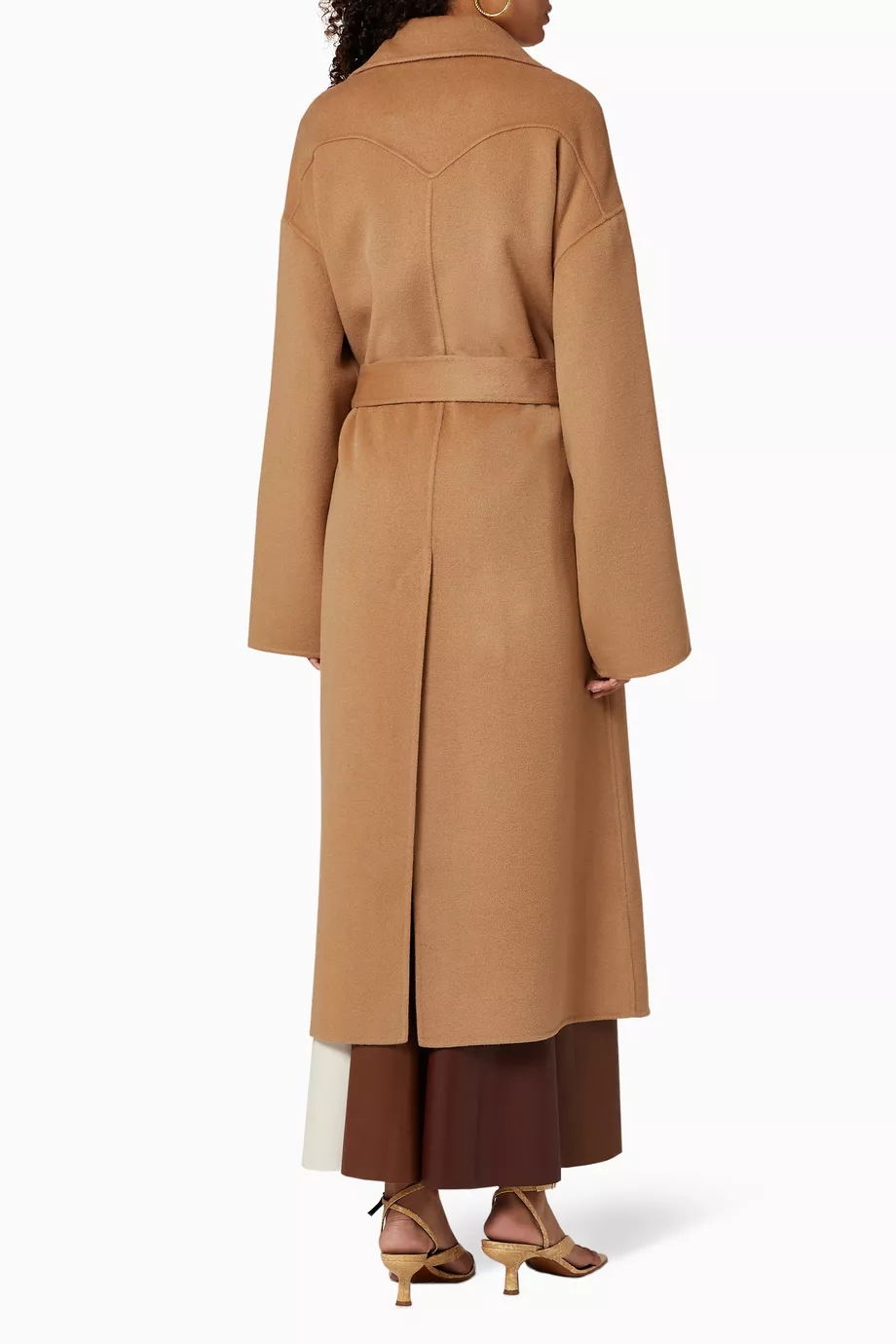 Buy NANUSHKA Brown Alamo Wool Robe Coat For Women Online Ounass UAE