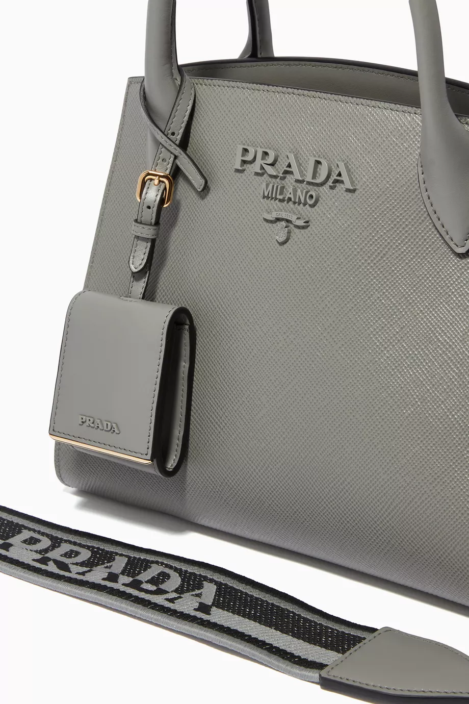 Monochrome saffiano leather shoulder bag online