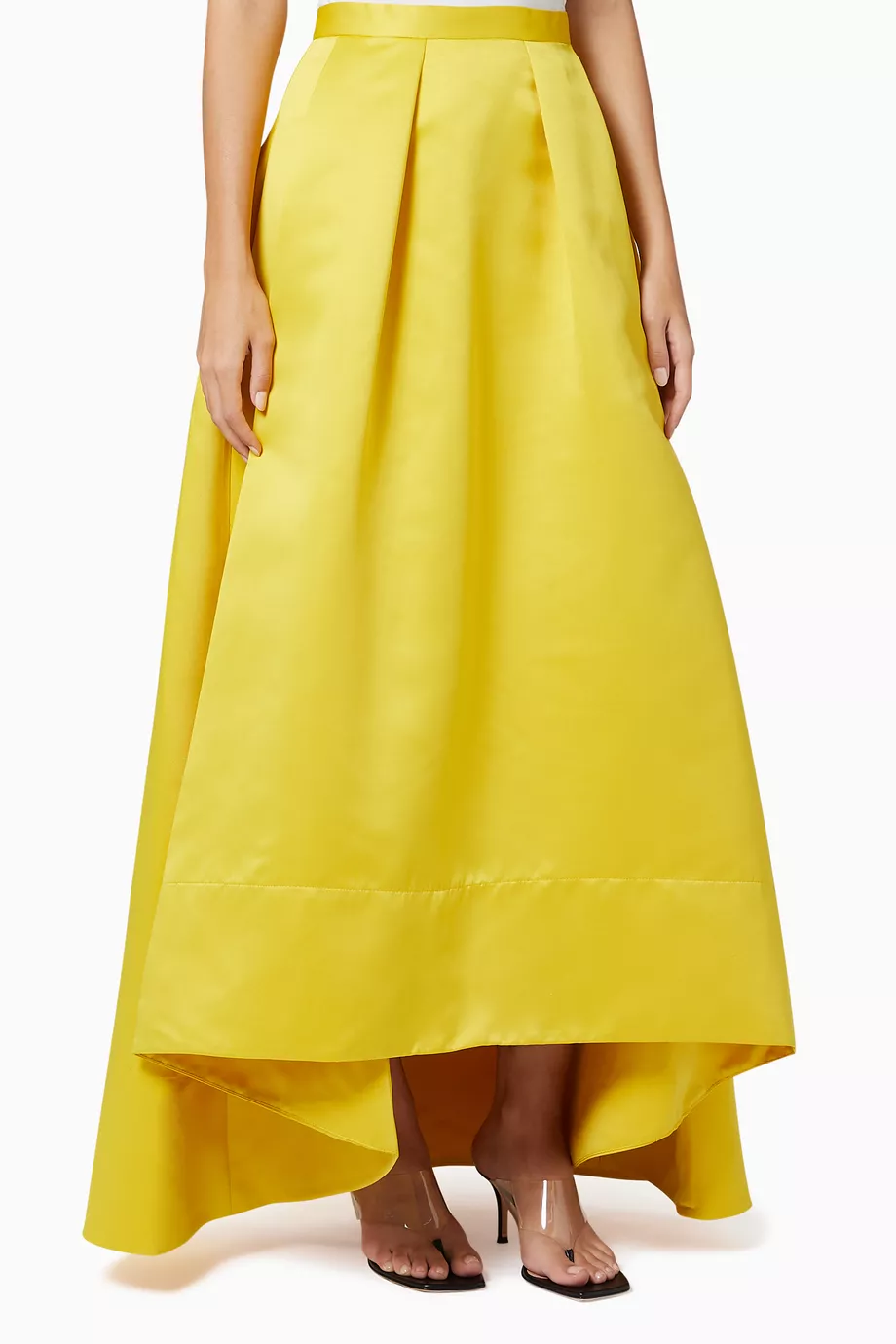 スカート PINKO Woman Skirt Yellow 104817A0IM C23 PINKO abstract-print Draped Skirt | Yellow | FARFETCH