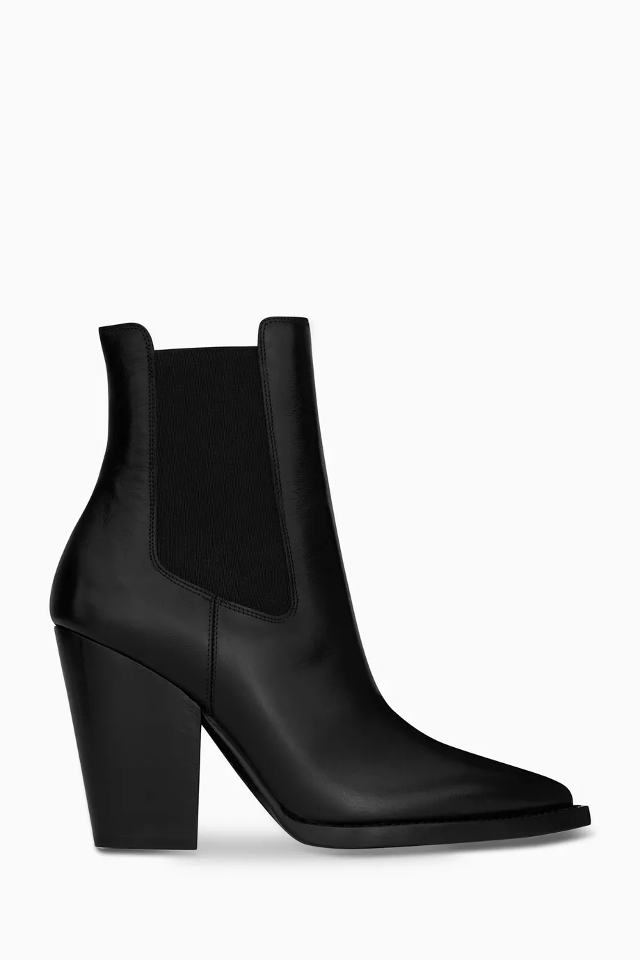 Ysl black ankle boots online