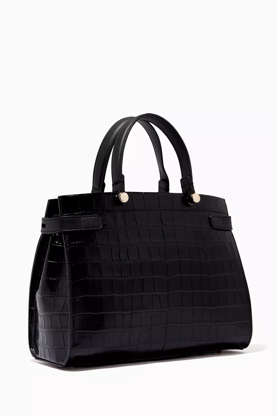 Vintage Furla Handbag/Tote Italian leather black size L very